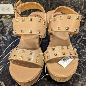 Strappy Studded Platforms